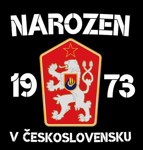 Obrázek produktu Dámské tričko Narozen 1973 v Československu