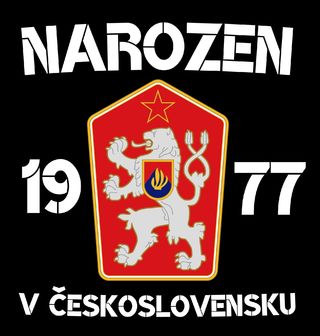 Obrázek 1 produktu Dámské tričko Narozen 1977 v Československu
