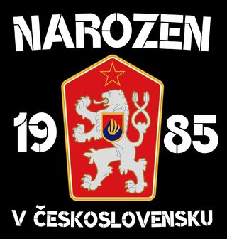 Obrázek 1 produktu Dámské tričko Narozen 1985 v Československu