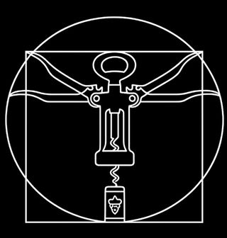 Obrázek 2 produktu Dámské tričko Vitruviánský Otvírák na Víno