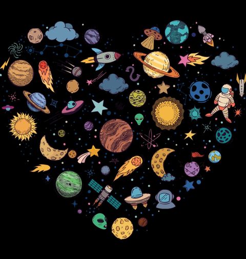 Obrázek produktu Pánská mikina Vesmírné Srdce