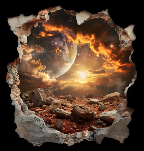 Obrázek produktu Dětské tričko Portál do Jiné Dimenze 3D