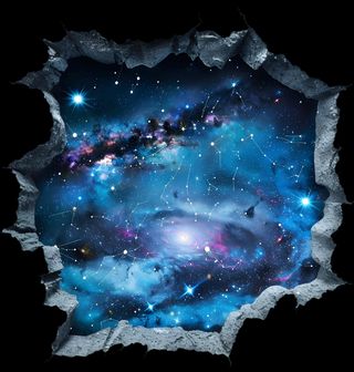 Obrázek 2 produktu Dětské tričko Portál do Vesmíru 3D