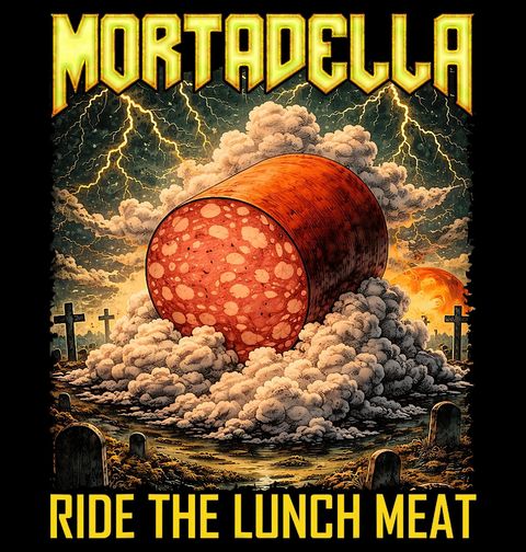 Obrázek produktu Pánské tričko Metalový Salám Mortadela