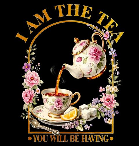 Obrázek produktu Dámské tričko Drby u Čaje I am the tea you will be having