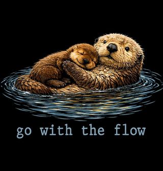 Obrázek 2 produktu Dětské tričko Plovoucí Mořské Vydry Go with the flow