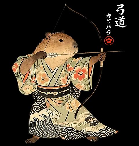 Obrázek produktu Dětské tričko Japonský Lukostřelec Kapybara