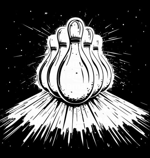 Obrázek produktu Dětské tričko Úder roku Bowling Strike