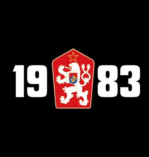 Obrázek produktu Dámské tričko 1983 Československý Legendární Ročník
