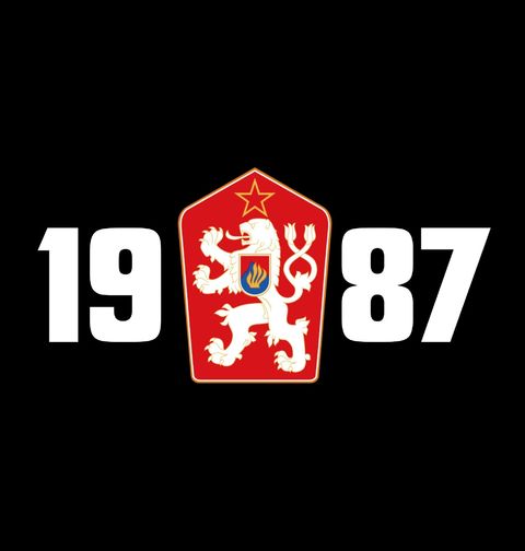 Obrázek produktu Dámské tričko 1987 Československý Legendární Ročník