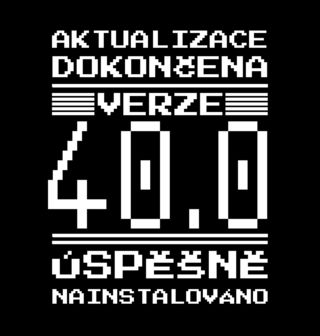 Obrázek 1 produktu Pánské tričko Verze 40 Úspěšně Nainstalováno