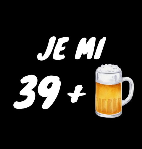Obrázek produktu Pánské tričko Je mi 39 let + 1 Pivo