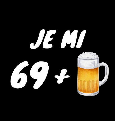Obrázek produktu Pánská mikina Je mi 69 let + 1 Pivo