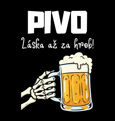 Obrázek produktu Dámské tričko Pivo Láska až za Hrob