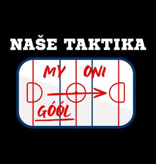 Obrázek 1 produktu Dámské tričko Naše Hokejová Taktika Gól