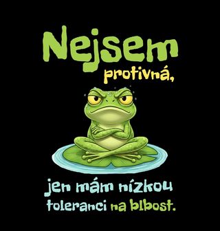 Obrázek 1 produktu Pánská mikina Nejsem Protivná Jen Mám Nízkou Toleranci Na Blbost
