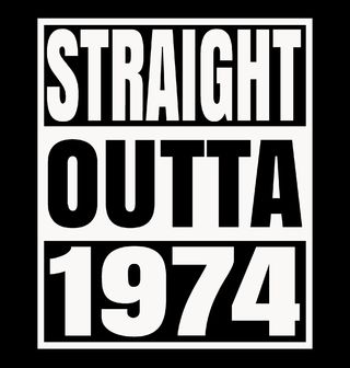Obrázek 1 produktu Dámské tričko Straight Outta 1974