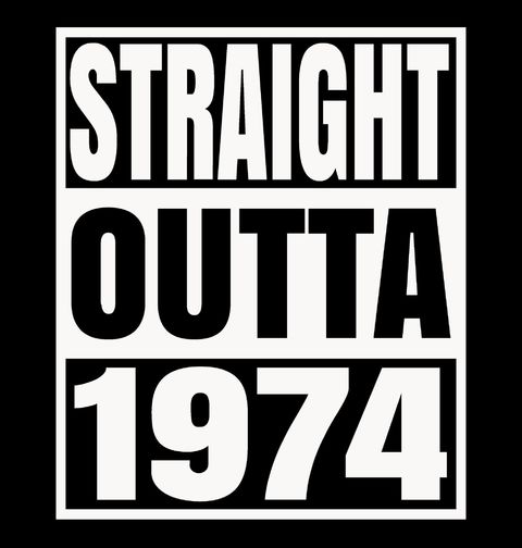 Obrázek produktu Pánská mikina Straight Outta 1974