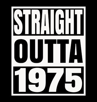 Obrázek 1 produktu Pánské tričko Straight Outta 1975