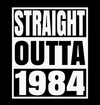 Obrázek 1 produktu Pánské tričko Straight Outta 1984