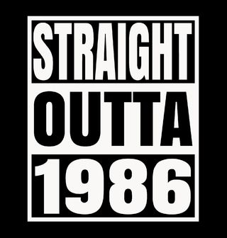 Obrázek 1 produktu Pánské tričko Straight Outta 1986