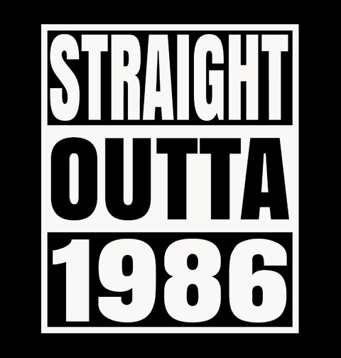 Obrázek produktu Pánské tričko Straight Outta 1986