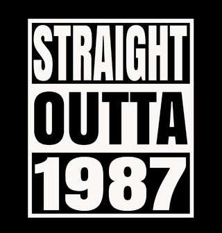 Obrázek 1 produktu Pánská mikina Straight Outta 1987