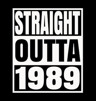 Obrázek 1 produktu Pánské tričko Straight Outta 1989