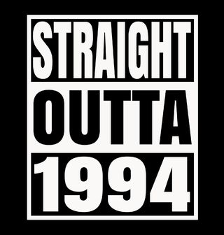 Obrázek 1 produktu Dámské tričko Straight Outta 1994