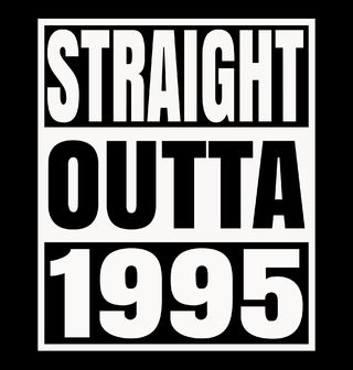 Obrázek 1 produktu Dámské tričko Straight Outta 1995