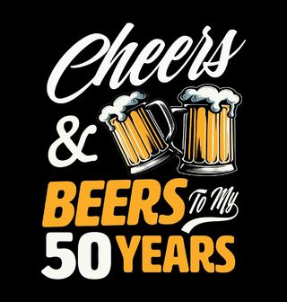 Obrázek 2 produktu Pánská mikina Přípitek k 50. narozeninám Cheers & Beers to my 50 Years