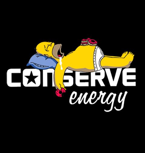 Obrázek produktu Dámské tričko Simpsonovi "Conserve Energy" The Simpsons