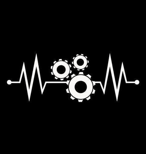 Obrázek produktu Pánská mikina Kardiogram Mechanika