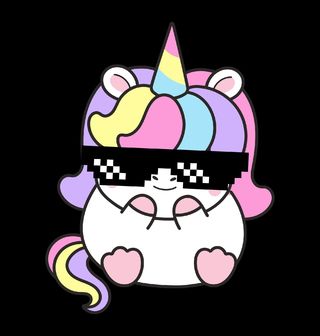 Obrázek 1 produktu Pánská mikina Cool Unicorn s Brýlemi