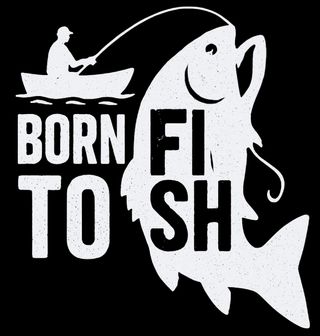 Obrázek 2 produktu Pánské tričko Born to Fish Rybářský Úlovek