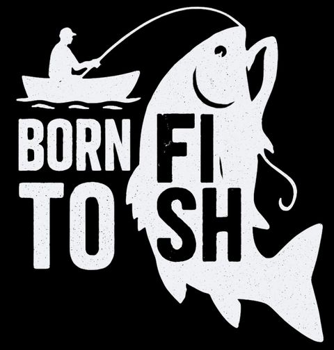 Obrázek produktu Dámské tričko Born to Fish Rybářský Úlovek