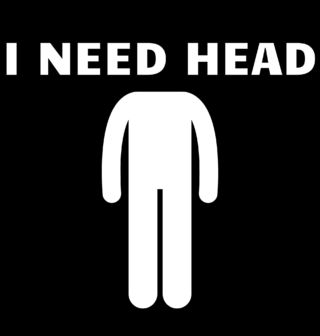 Obrázek 2 produktu Pánské tričko I Need Head Potřebuju Hlavu