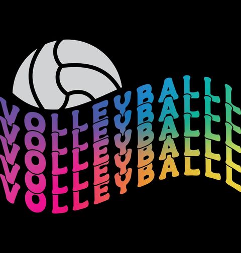 Obrázek produktu Pánské tričko Barevný Volleyball