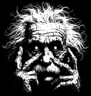 Obrázek 2 produktu Pánské tričko Albert Einstein Temné Umění