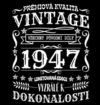 Obrázek 2 produktu Pánská mikina Ročník 1947 Prémiová kvalita