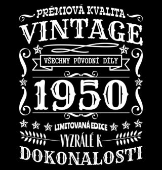 Obrázek 2 produktu Dámské tričko Ročník 1950 Prémiová kvalita