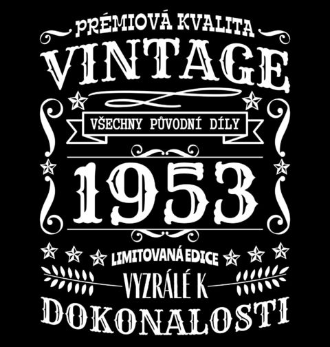 Obrázek produktu Pánská mikina Ročník 1953 Prémiová kvalita