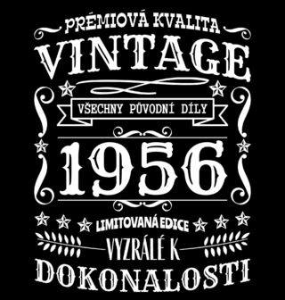 Obrázek 1 produktu Dámské tričko Ročník 1956 Prémiová kvalita