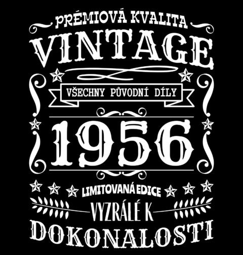 Obrázek produktu Dámské tričko Ročník 1956 Prémiová kvalita