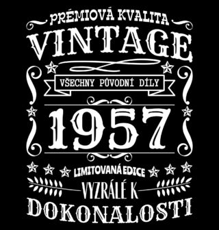 Obrázek 1 produktu Dámské tričko Ročník 1957 Prémiová kvalita