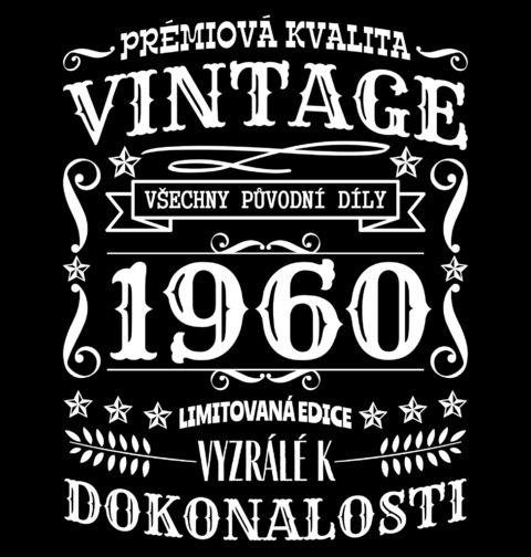 Obrázek produktu Pánská mikina Ročník 1960 Prémiová kvalita