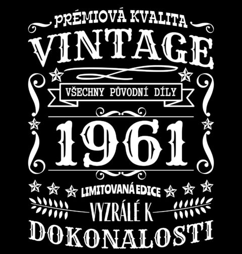 Obrázek produktu Pánská mikina Ročník 1961 Prémiová kvalita