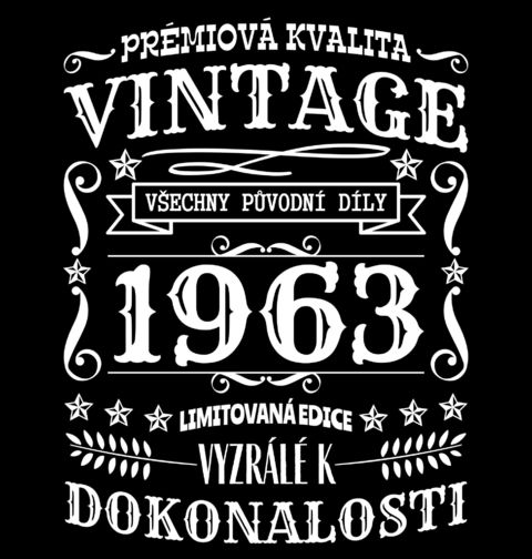 Obrázek produktu Pánská mikina Ročník 1963 Prémiová kvalita