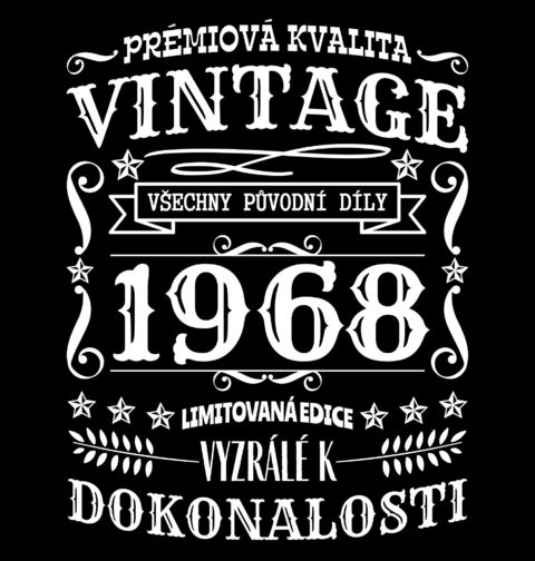 Obrázek produktu Pánské tričko Ročník 1968 Prémiová kvalita