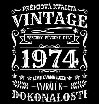 Obrázek 2 produktu Pánské tričko Ročník 1974 Prémiová kvalita